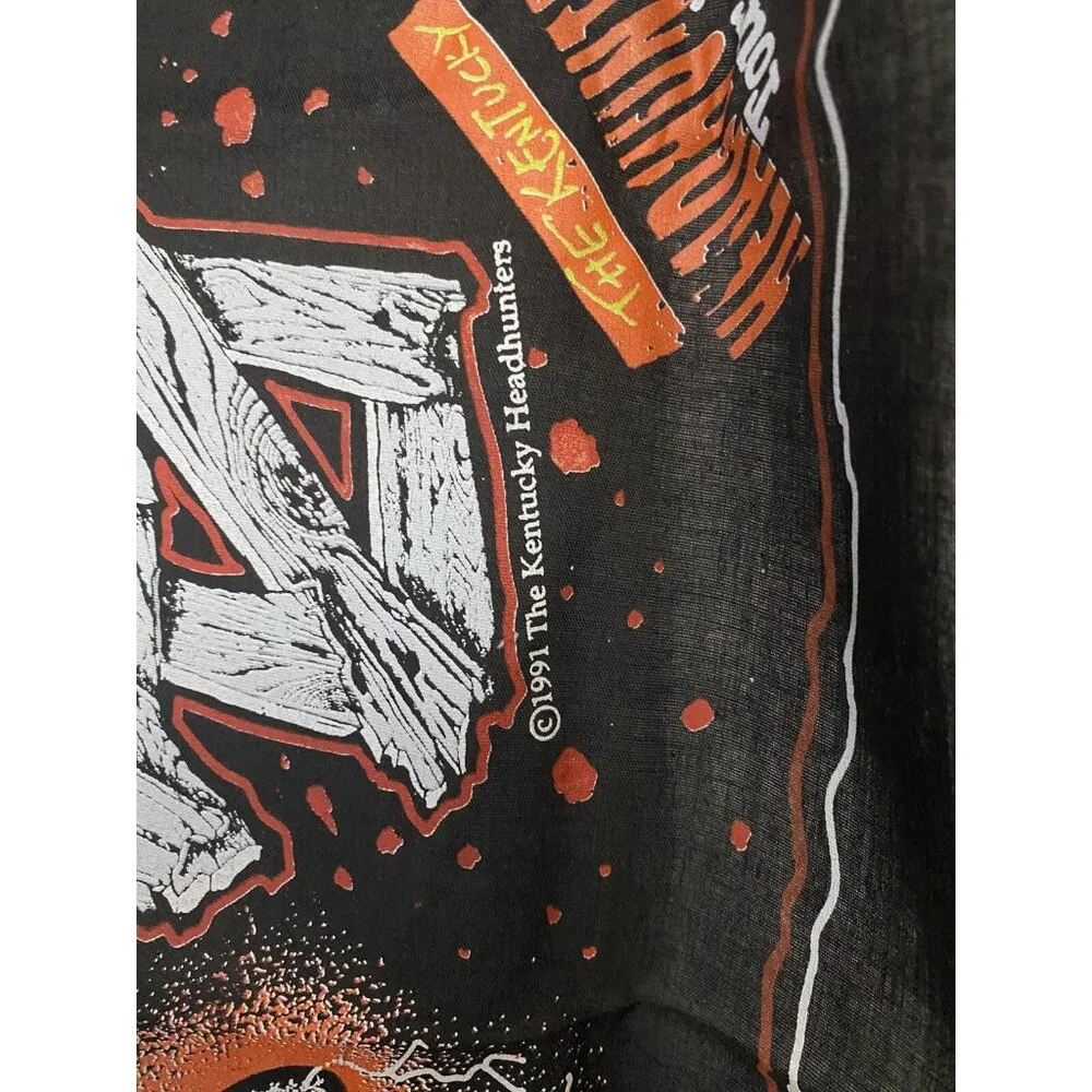90s Kentucky Headhunters Bandana Electric Barnyard Tour 1991 Handkerchief
